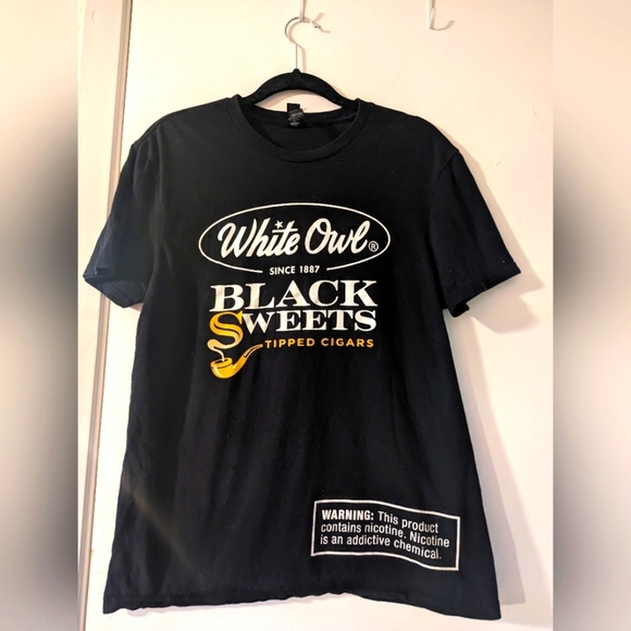 White Owl Limited Edition Black Sweets Collectors Soft T-shirt - Picture 1 of 3